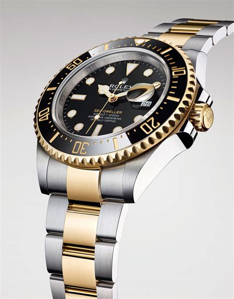 rolex sea dweller gold stahl|Rolex Sea-Dweller price uk.